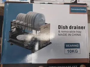 Dish Drainer With Wooden Board