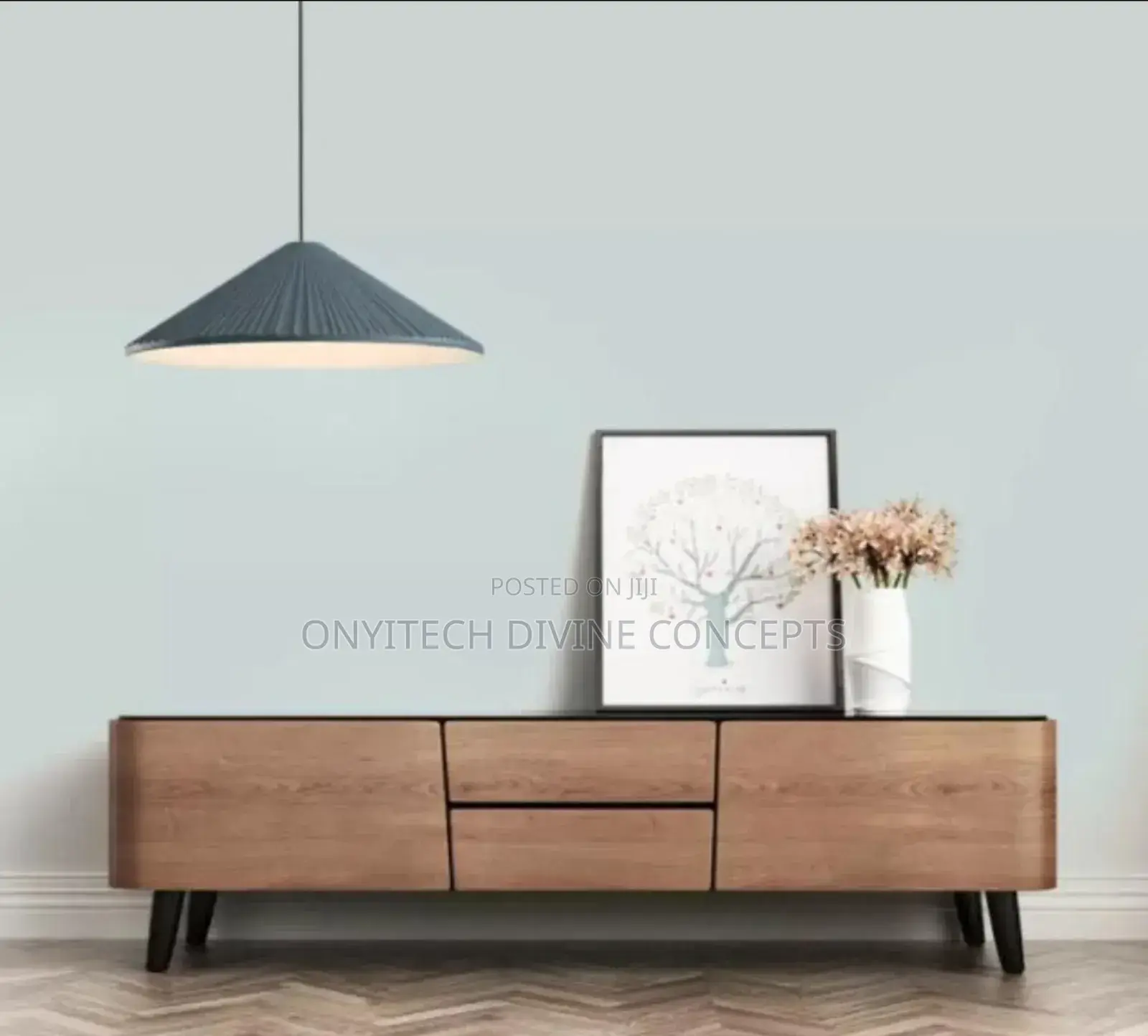 Luxury Glass Top Turkish Tv Stand