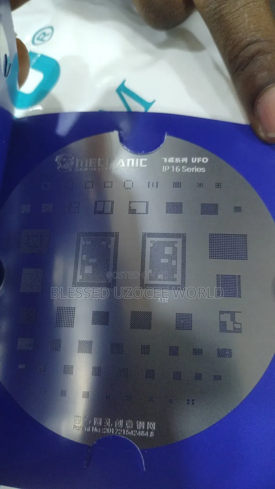 10 in 1 Mechanic iPhone Steel Stencil Rounded Rectangle Hole