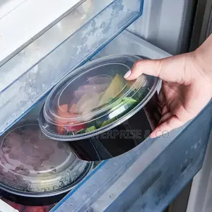 Disposable Prep Food Containers With Airtight Cover 1000ml