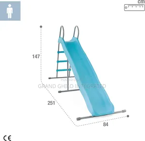 Intex 44107 – Children's Garden Slide Steel and Plastic Blue