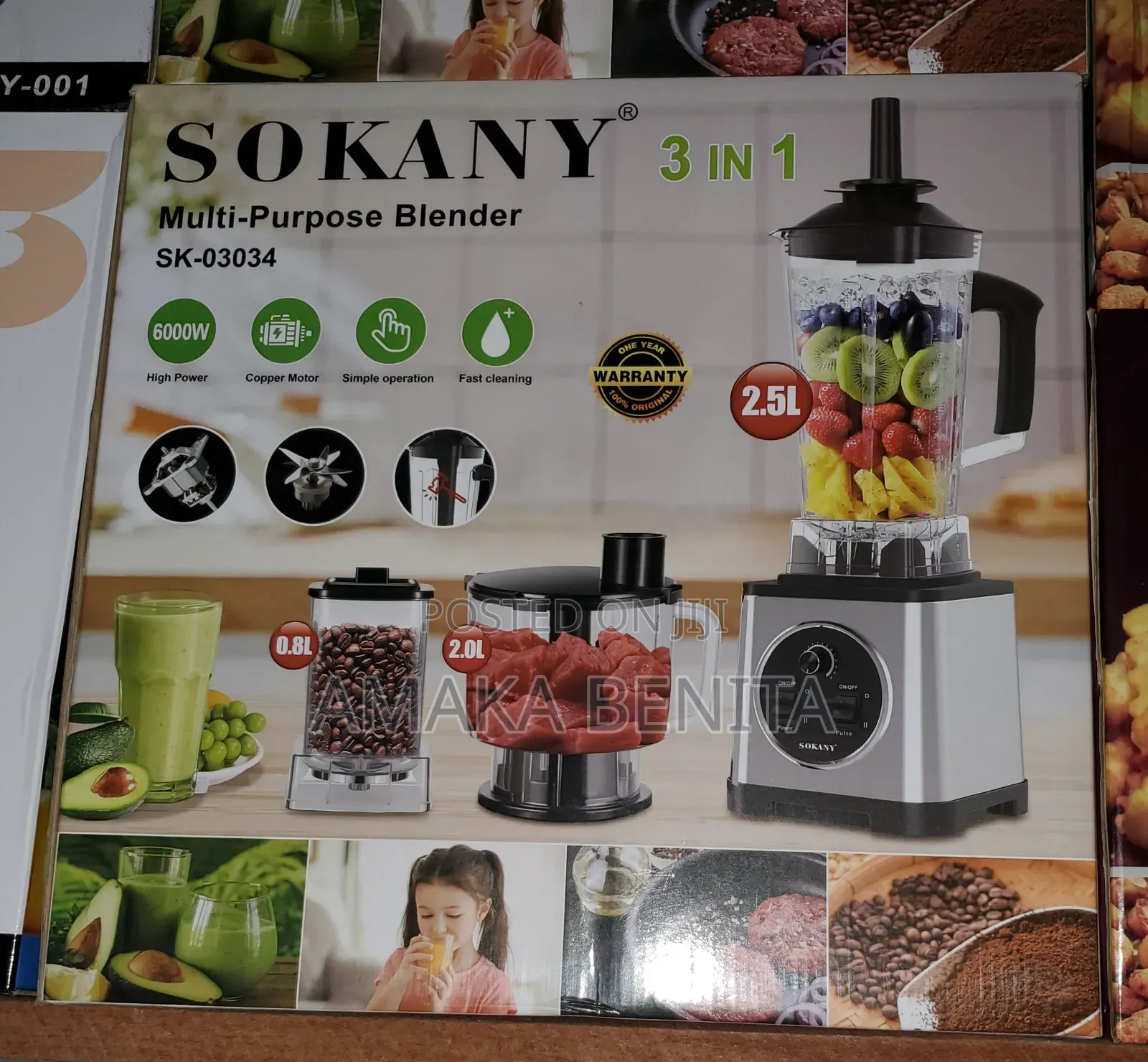 Sokany Multipurpose Blender