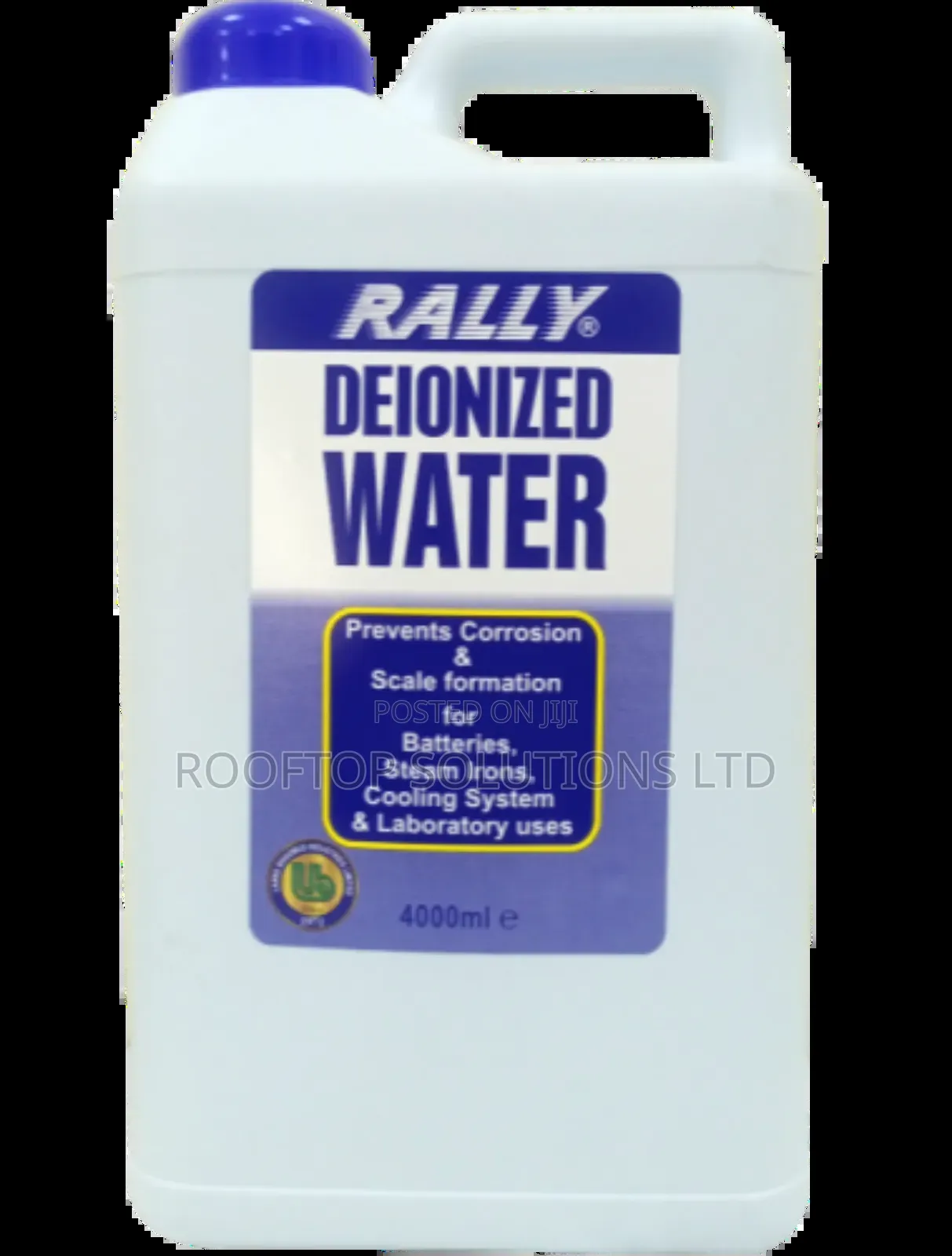 Rally Deionized/Distilled Water 4000ml