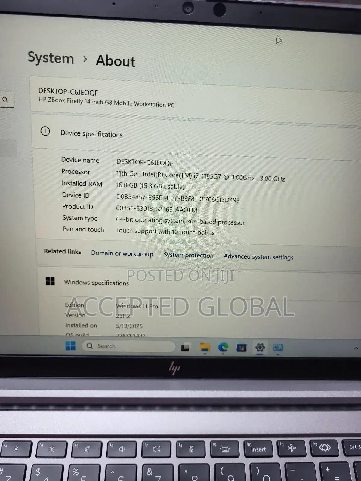 Laptop HP ZBook Firefly G8 16GB Intel Core i7 SSD 512GB