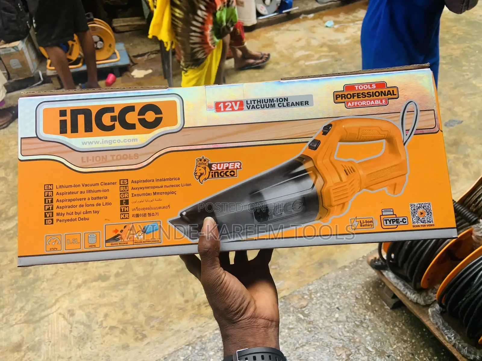 12v Cordless Vacuum Cleaner