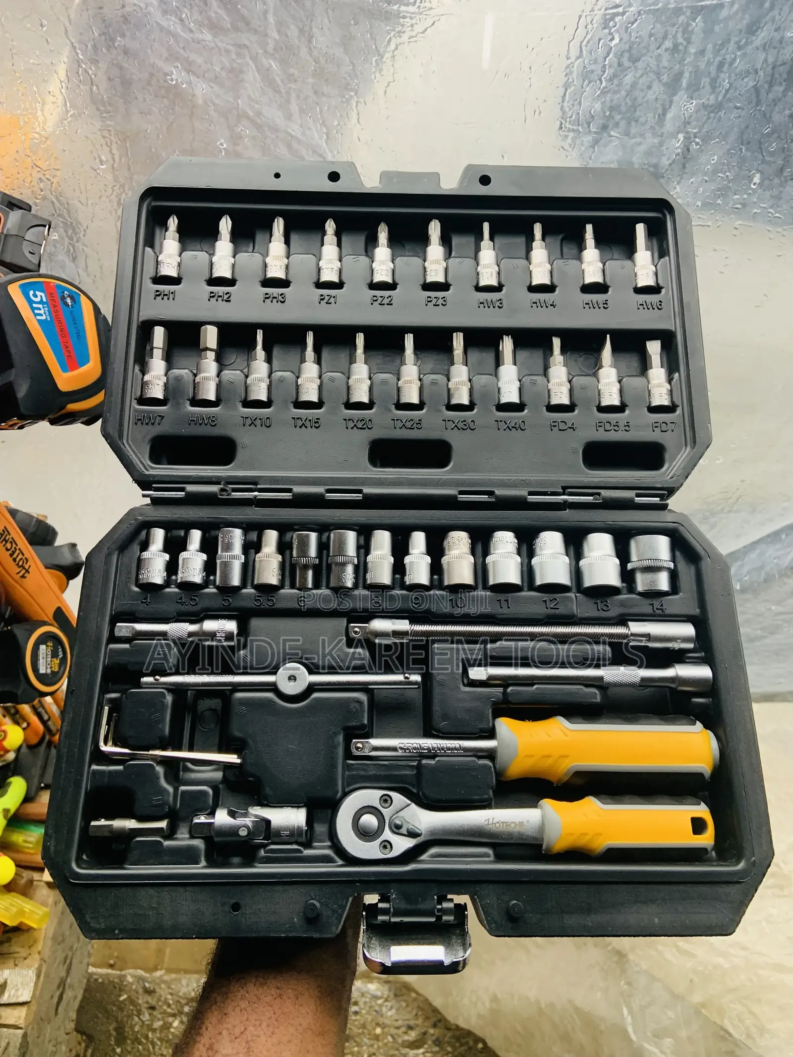 46pcs 1/4” Dr.Socket Set