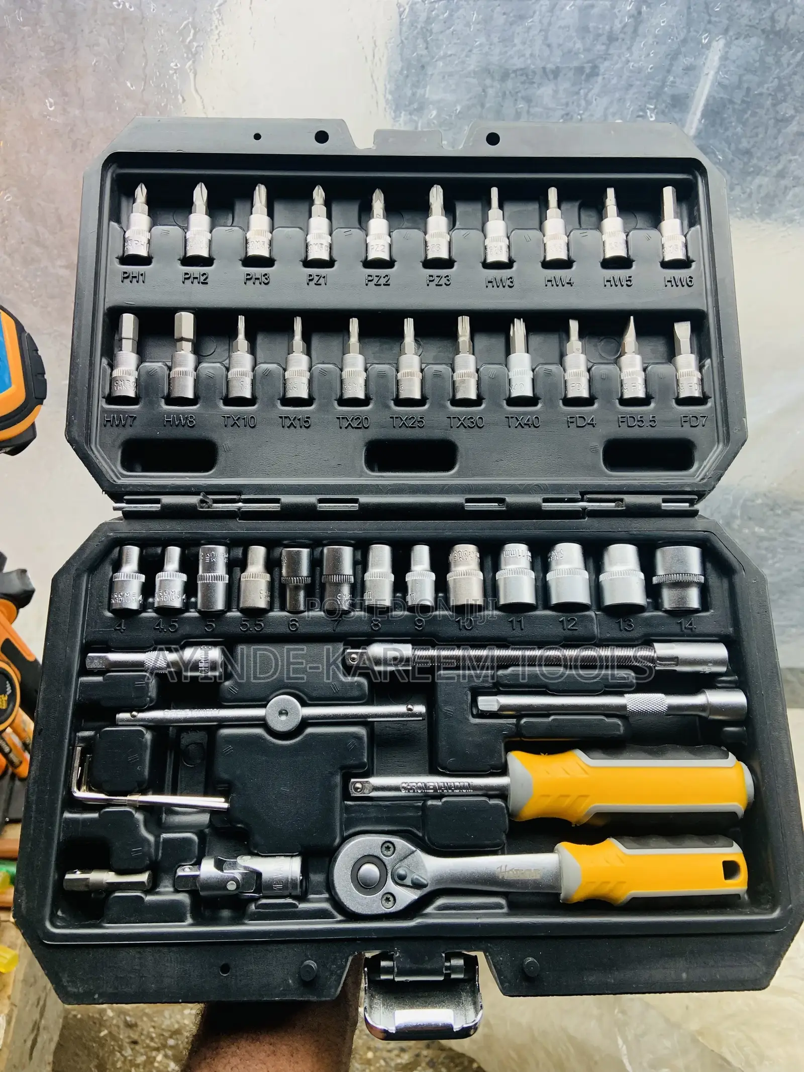 46pcs 1/4” Dr.Socket Set