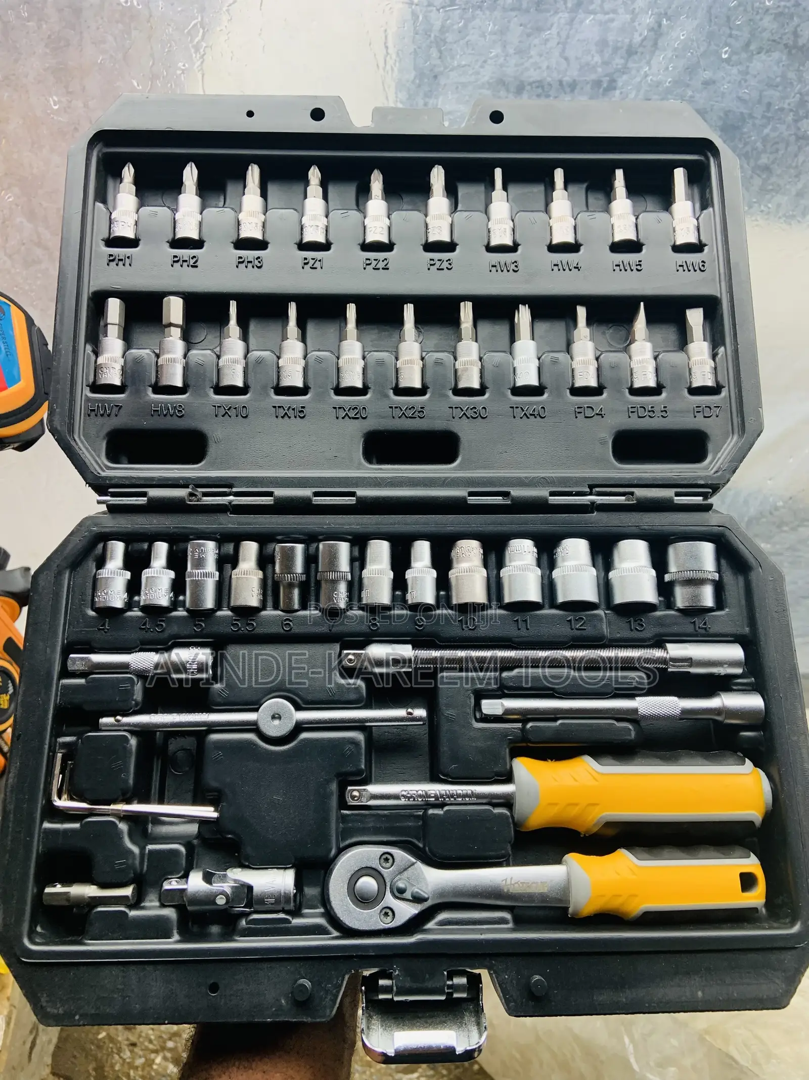 46pcs 1/4” Dr.Socket Set