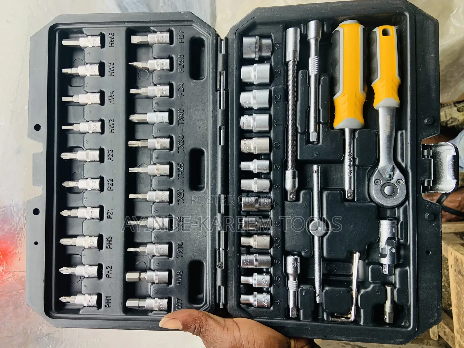 46pcs 1/4” Dr.Socket Set