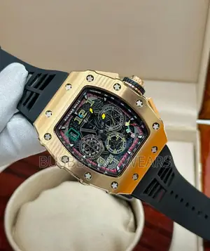 Photo - Chronograph Richard Mille Rubber Strap Watch