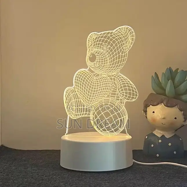 3d Lamp Bear Lamp Gift Idea Night Light