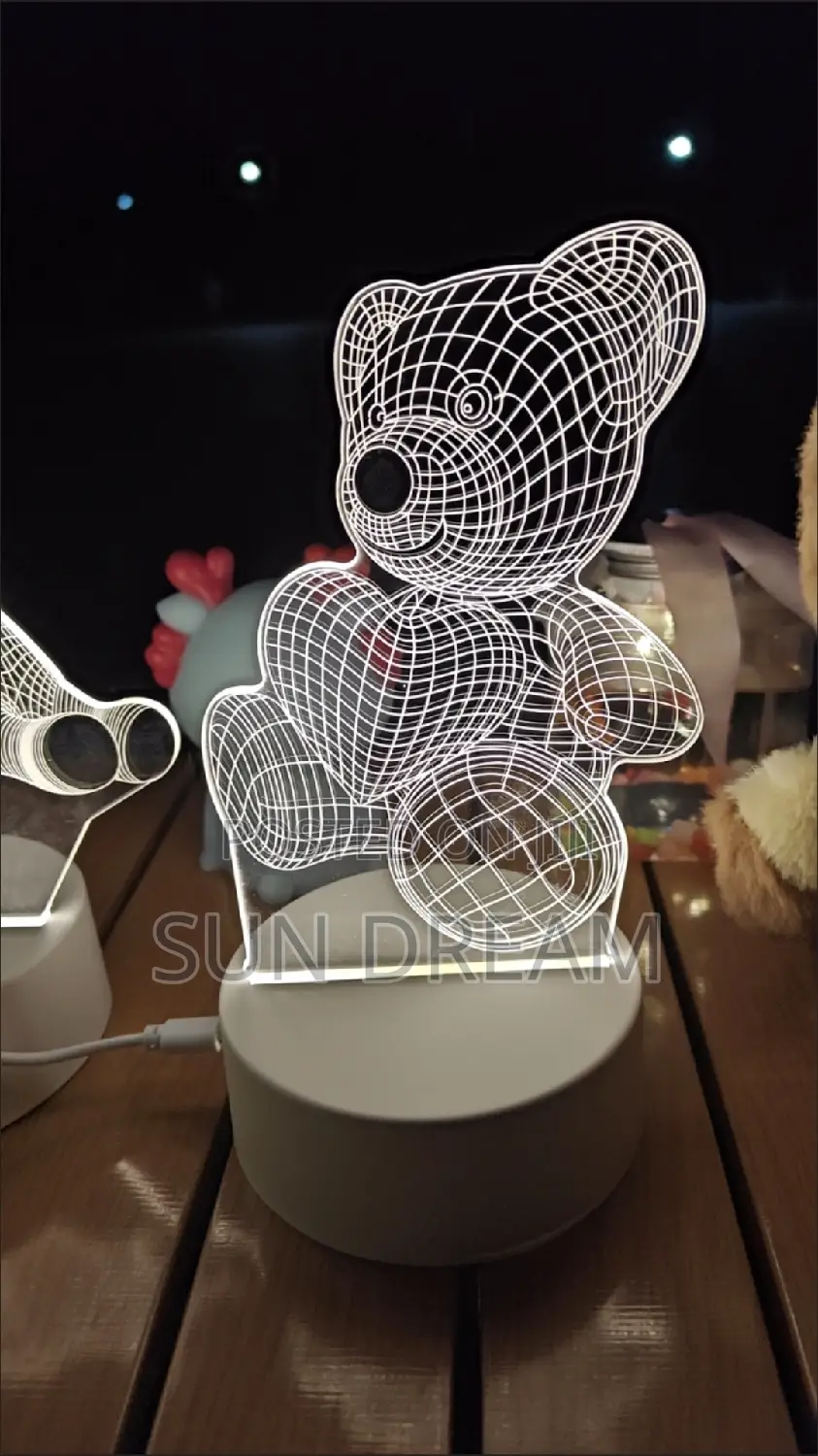 3d Lamp Bear Lamp Gift Idea Night Light
