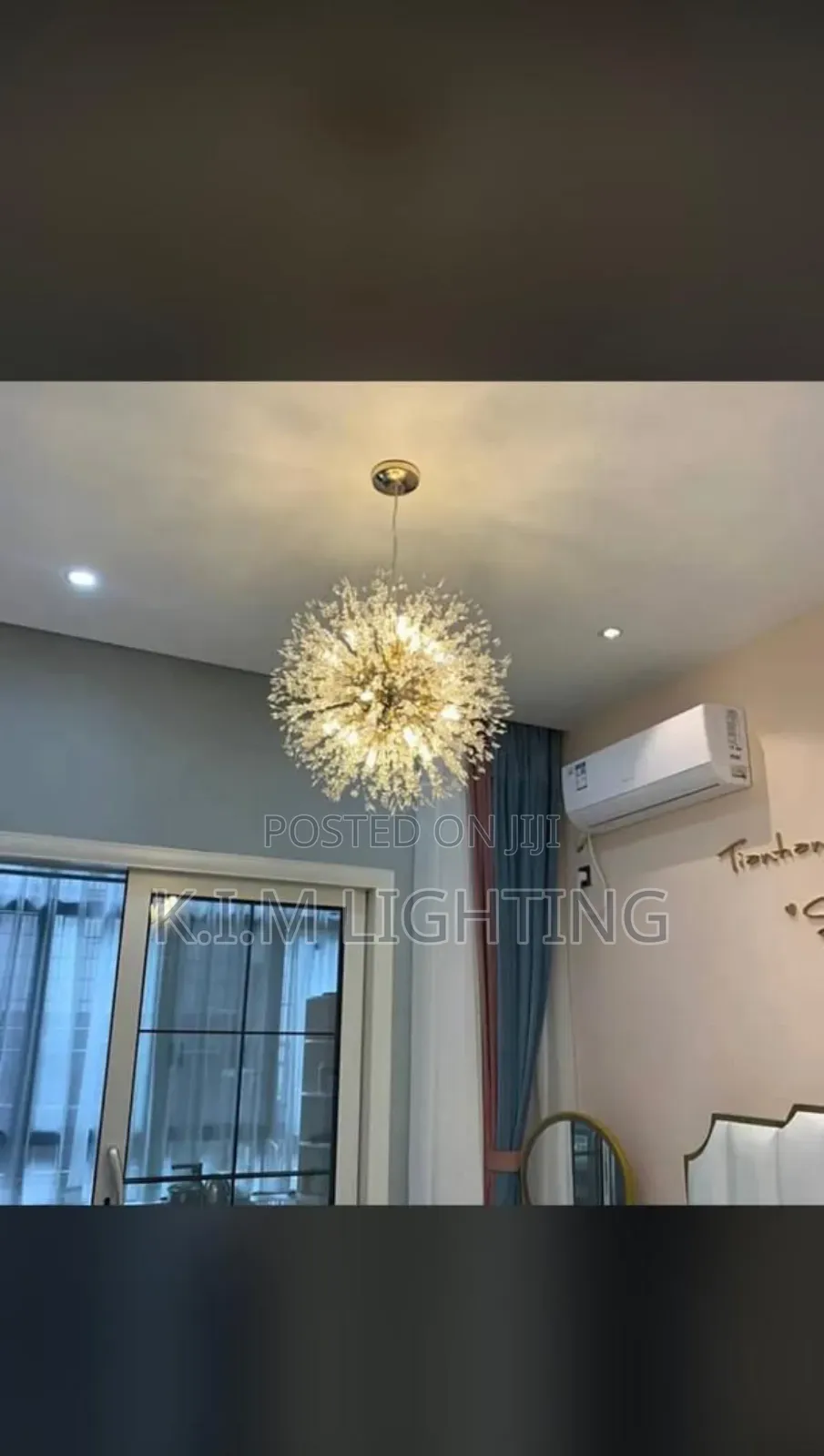 Dropping Light, Chanderlier Crystal Light