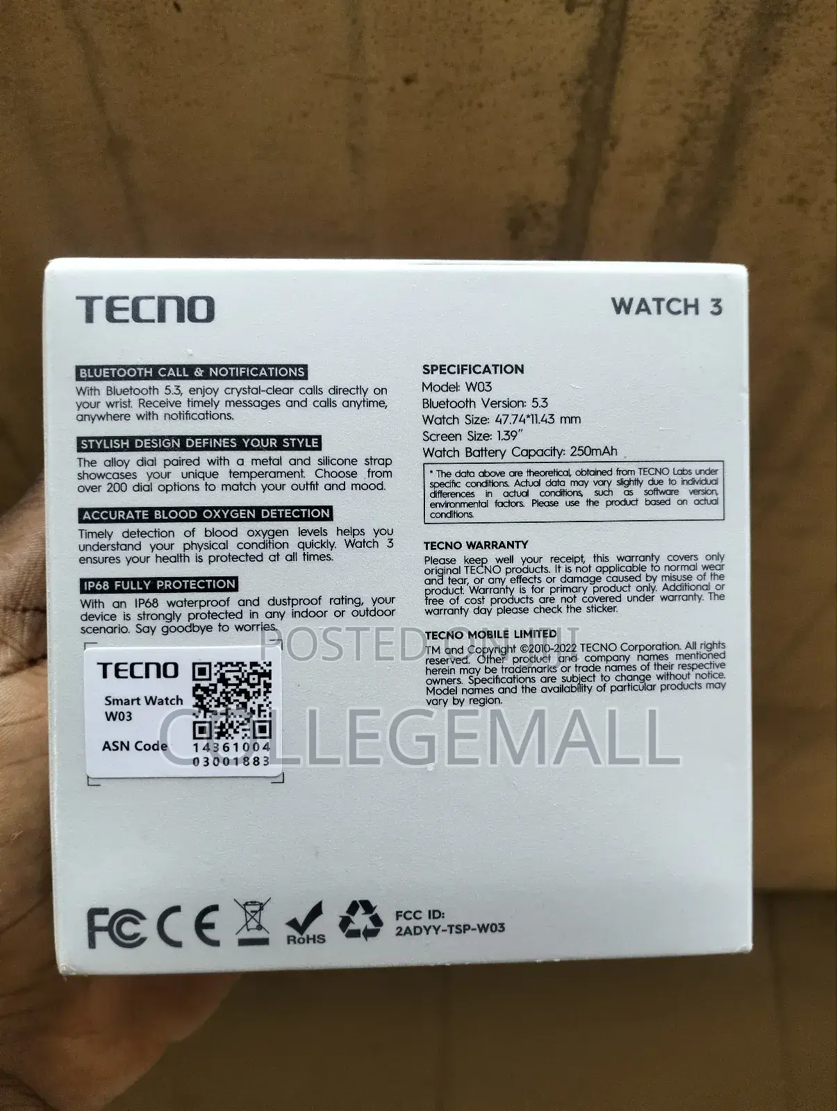 Tecno Watch 3