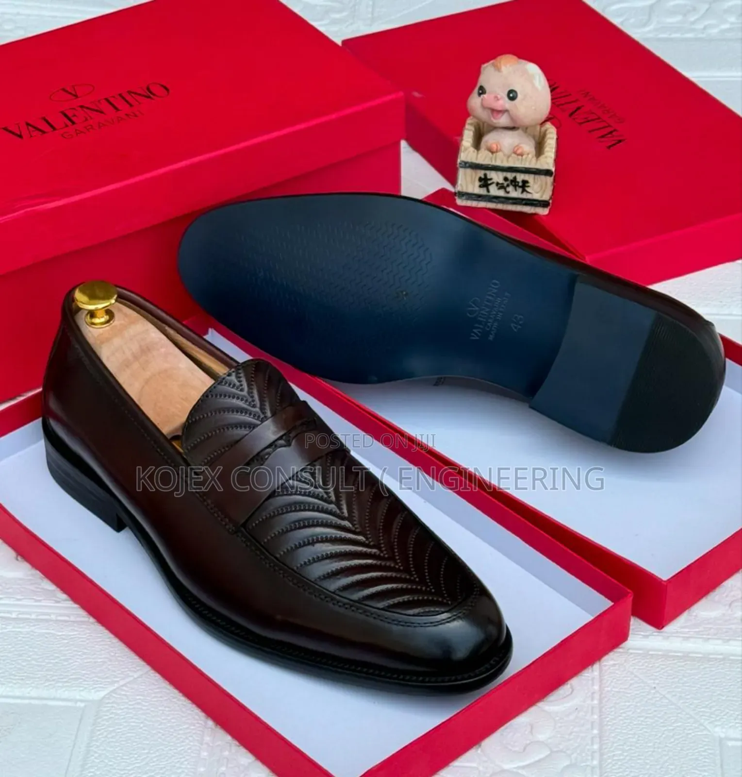 Valentino Luxury Men Flat Shoe