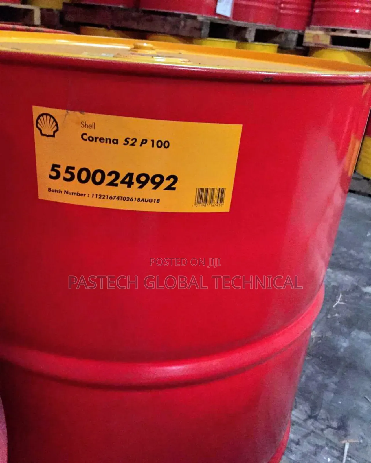 Shell Corena S2 P-100 209 L (1 Drum) Compressor Oil