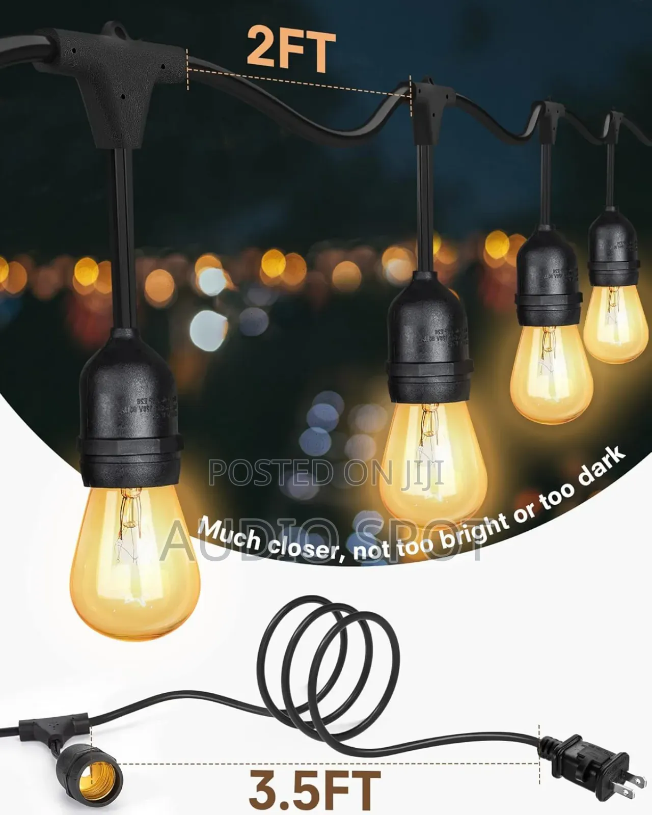 Stage Master String Lights Led Filament Bulbs 10m/20m/50m