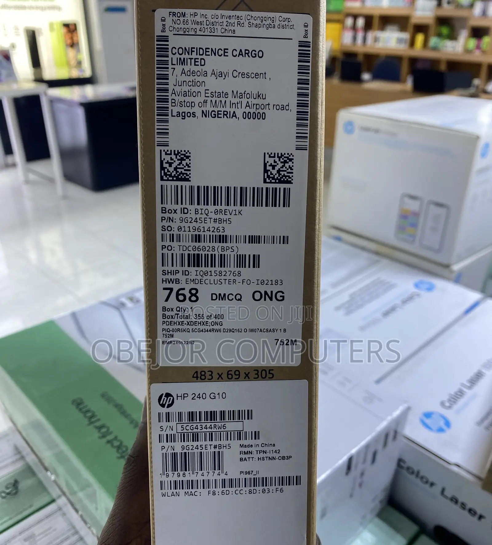 New Laptop HP 250 G10 8GB Intel Core i5 SSD 512GB
