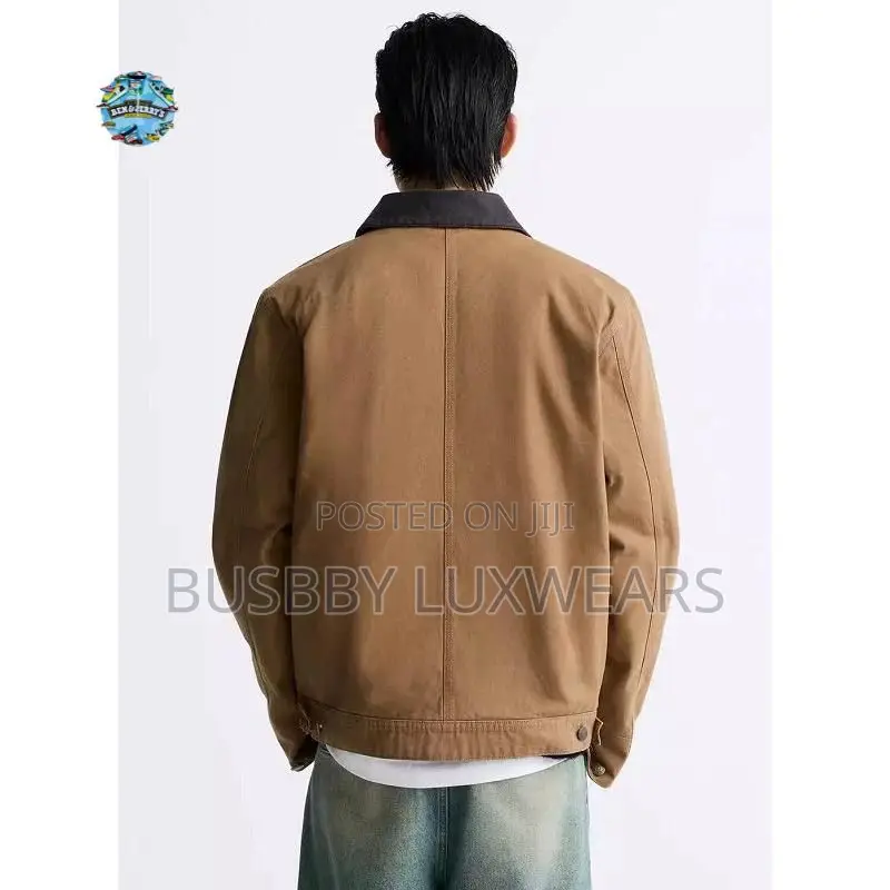 Zara Denim Work Wear Jackets For Men
