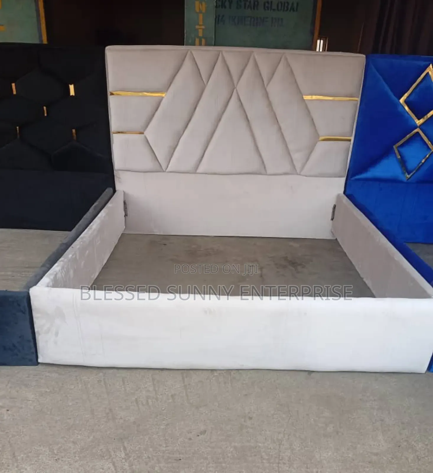 Cream Colour Bed Frame