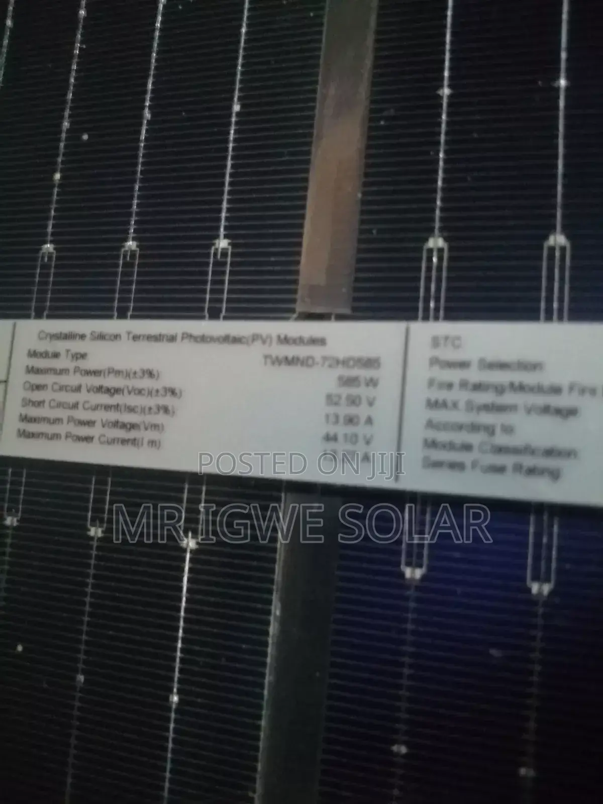 585watts Panels Jinko