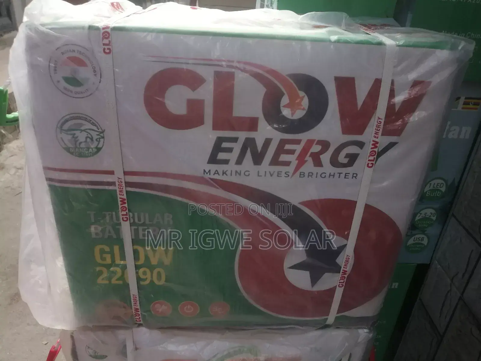 Glow Energy Tubular Battery