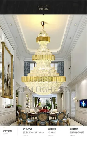 Luxury Crystal Chandelier Drop Light