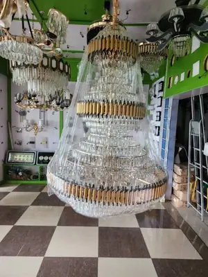 Crystal Chandelier (Gold)