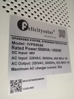 Felicity 5kva 48v Inverter