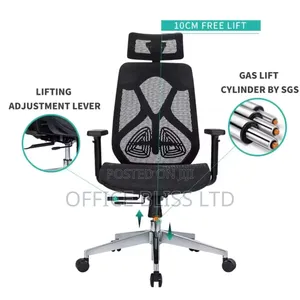 Ergonomic Home Office Chair for Extra Comfort -Black