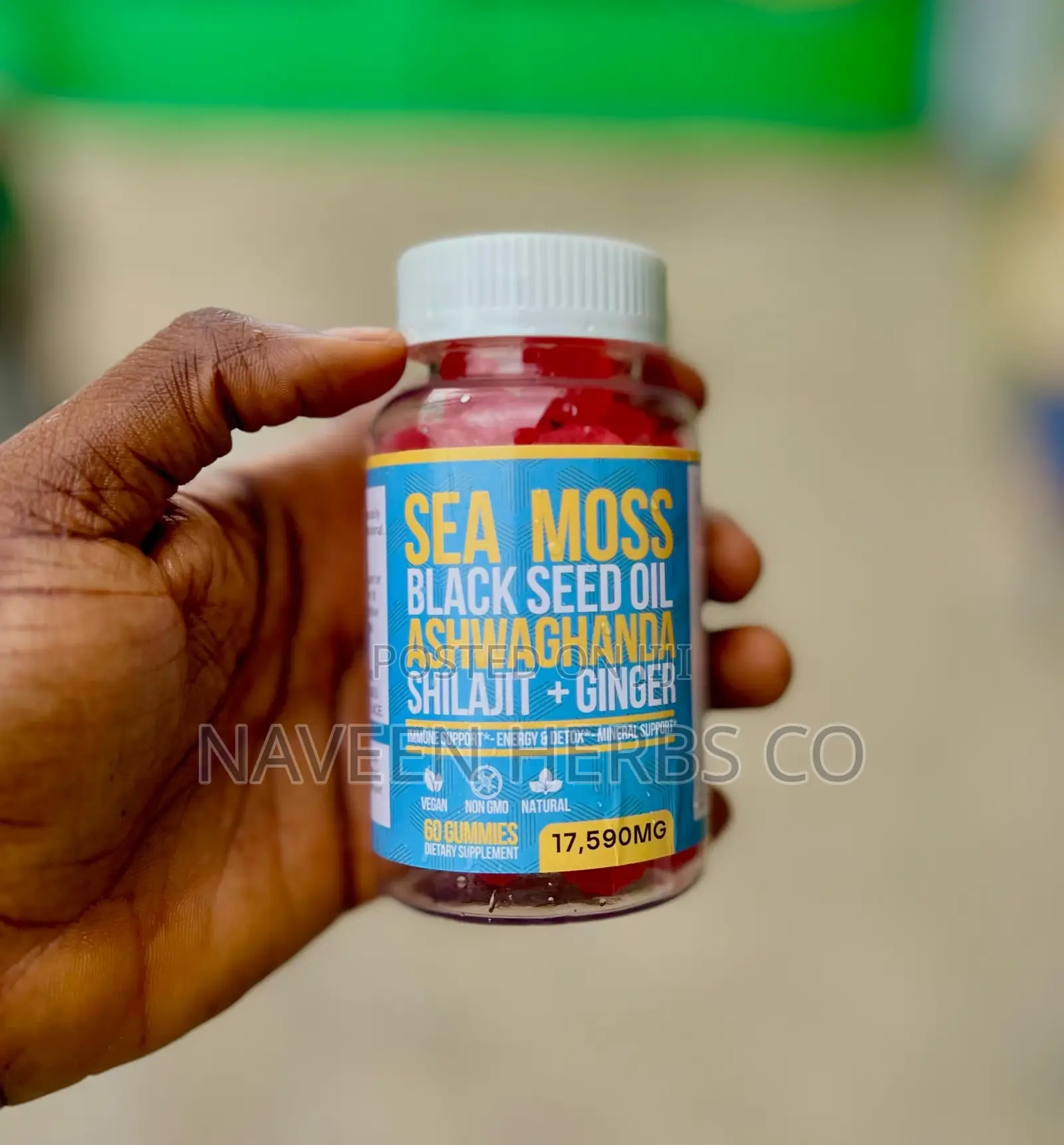 Seamoss Shilajit Black Seed Ashwagandha Gummies [All in One