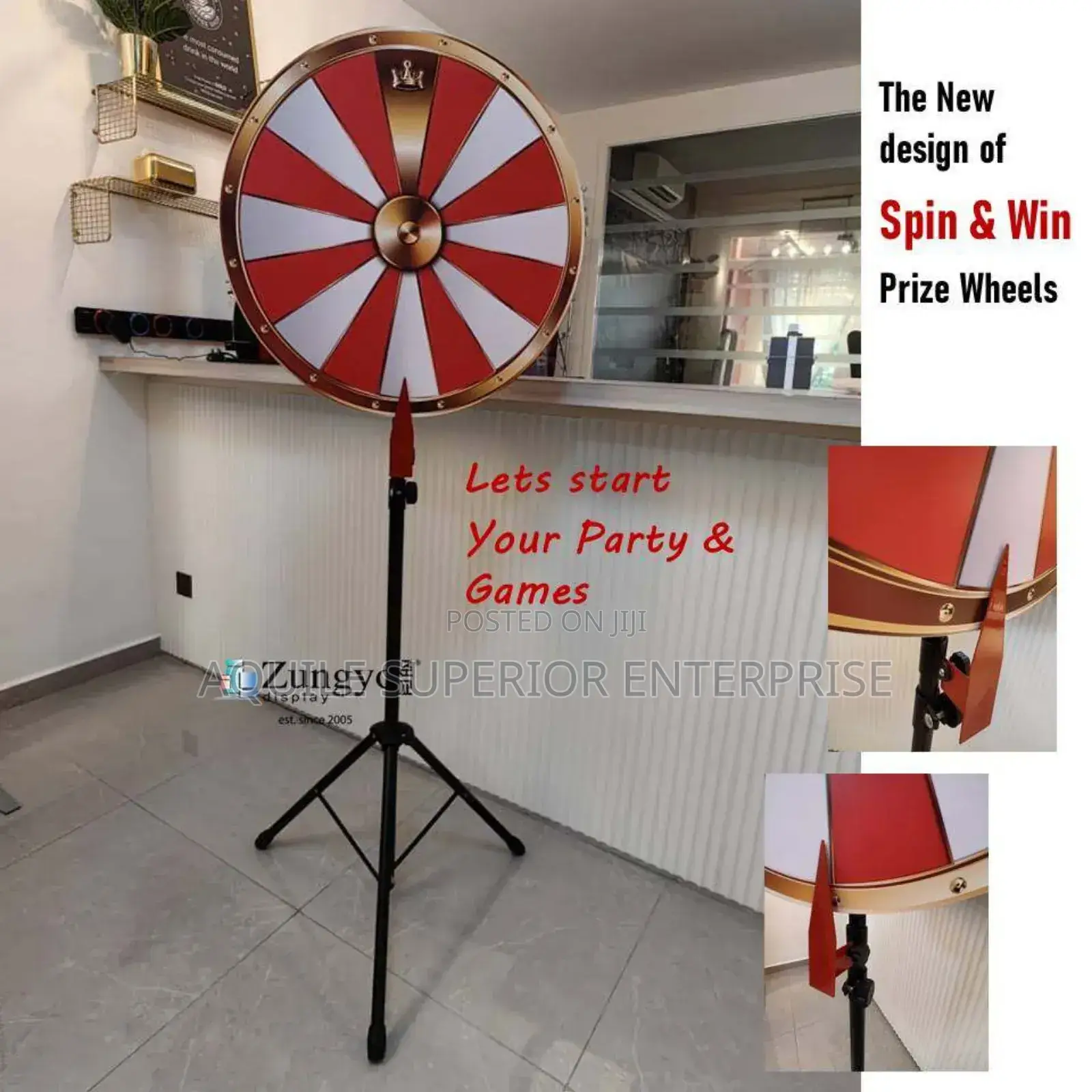 Printed Spin & Win Wheel.  001