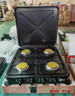 Lg 4-Burner Table Gas Cooker-Automatic Ignition,Non-Stick