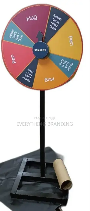 Promotional Spin Wheel Branding for Marketing Sales