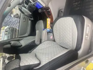 T P Leather Seat Cover Ash and Black