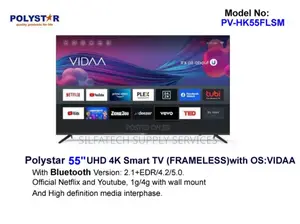 Original Polystar 55inches Led Smart Tv