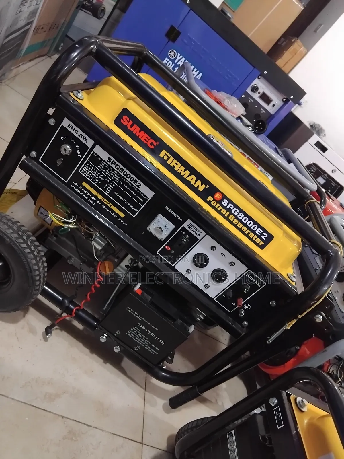 Sumec Firman 7kva Petrol Generator 100 % Copper Coil
