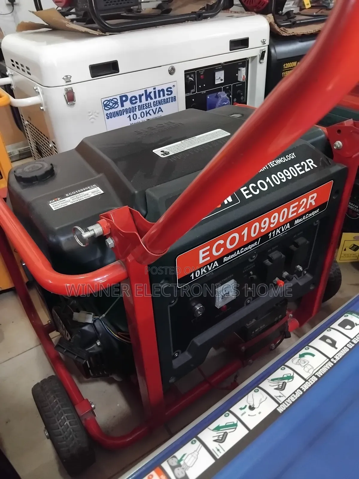 Bison 10kva Petrol Generator 100% Copper Coil