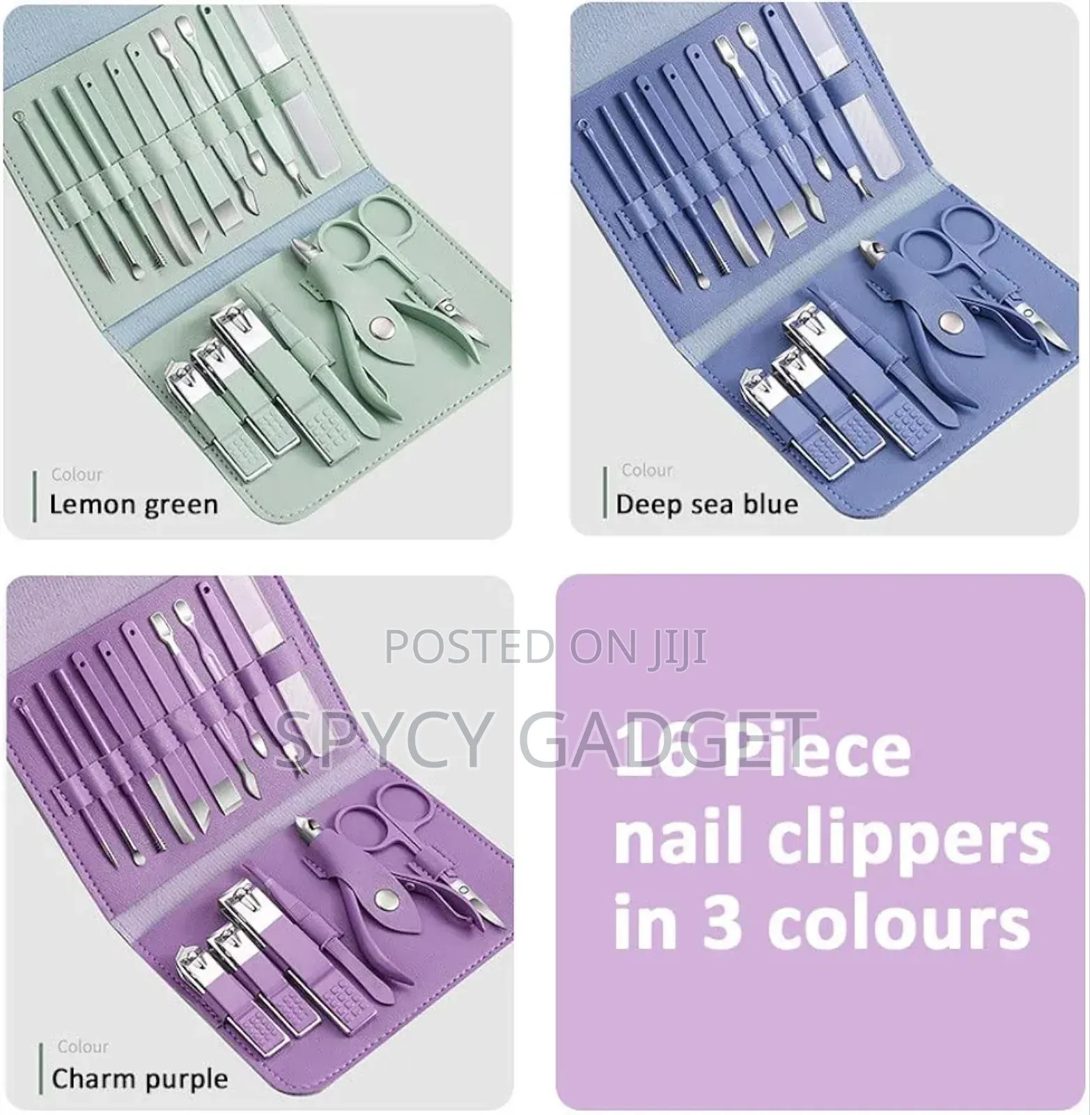 Multifunctional All in One Manicure Pedicure Tool Kit