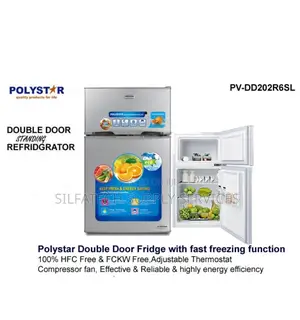 Polystar Double Door Fridge