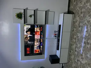 Wall Tv Console With 6 Feet Shelf