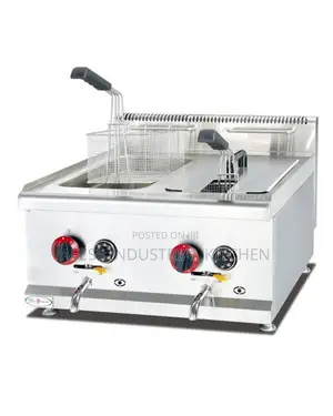 Commercial Standing Gas Fryer (2 Tank, 2 Basket)