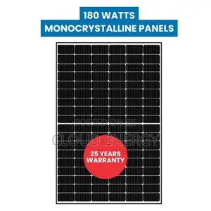 180 Watts Monocrystalline Half Cell Solar Panel