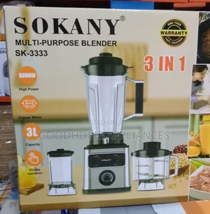 Sokany 3 in 1 Multipurpose Blender