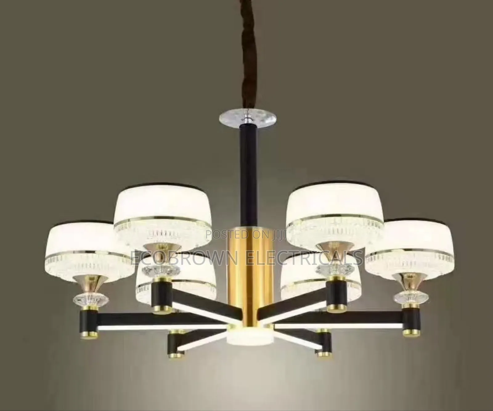 6 Hand Led Chandelier Fitting Light