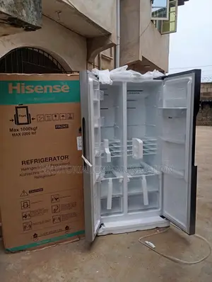 Hisense Side by Side Super Quiet Refrigerator Rc 67 Ws