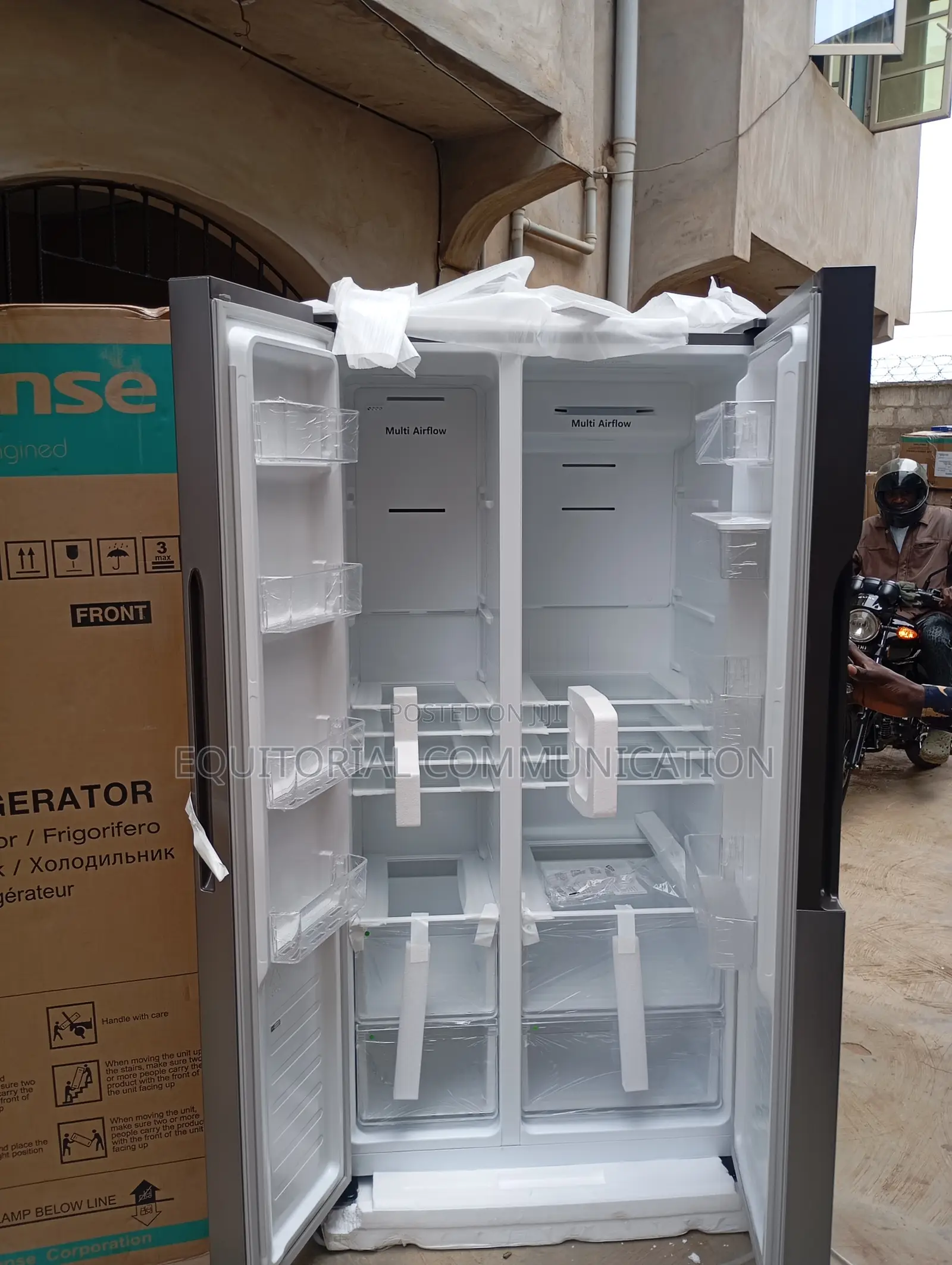 Hisense Side by Side Refrigerator Rc 67 Ws Best Performance