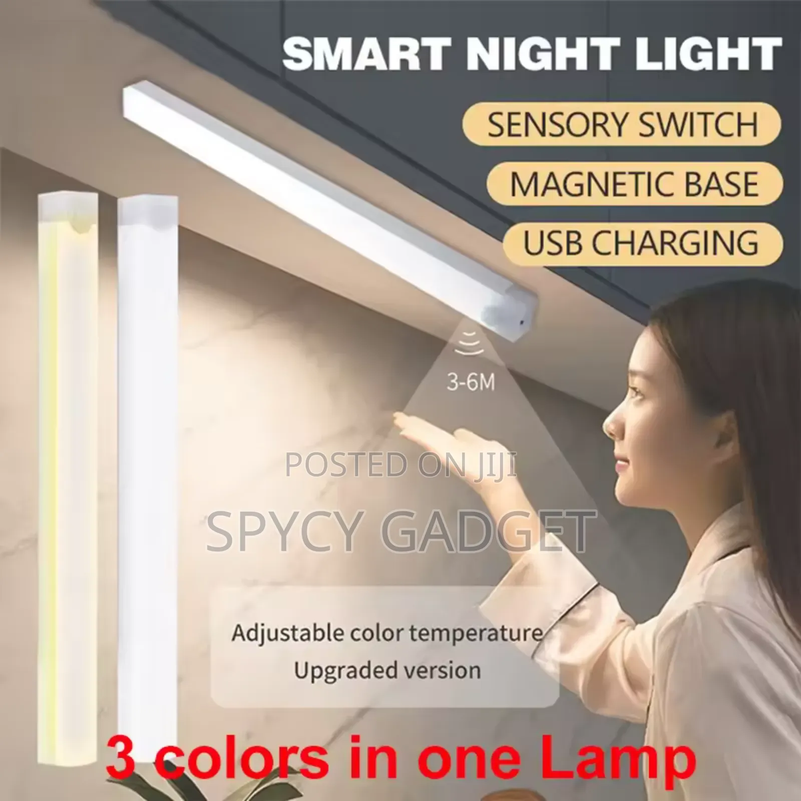 Wireless Motion Sensor Led Wardrobe Cabinet Lamp 50cm