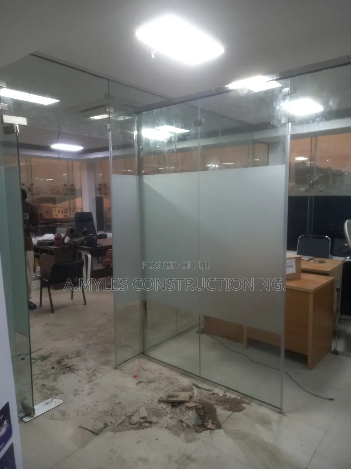 Daul Office Partition