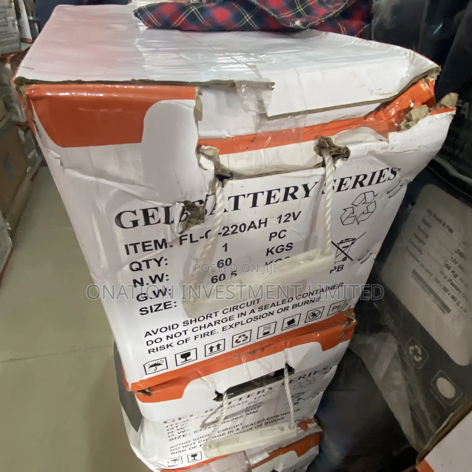 220ah 12v Choice Solar Gel Battery for sale - Onation Investment ...